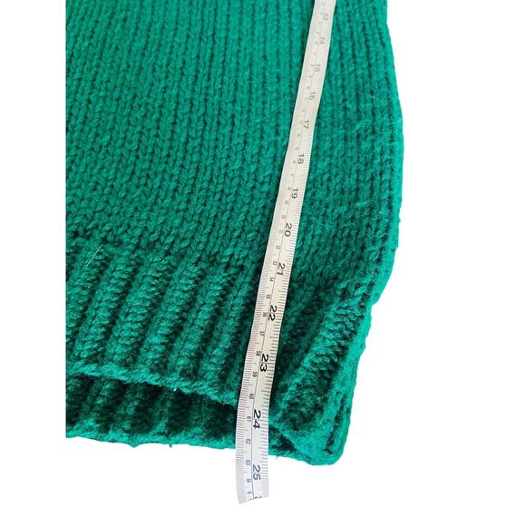 Vintage Kathryn Blair Womens Acrylic Christmas Sweater Vest Handmade Green 2X - Picture 5 of 6